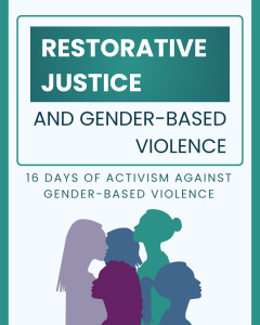 RJ and Gender Based Violence